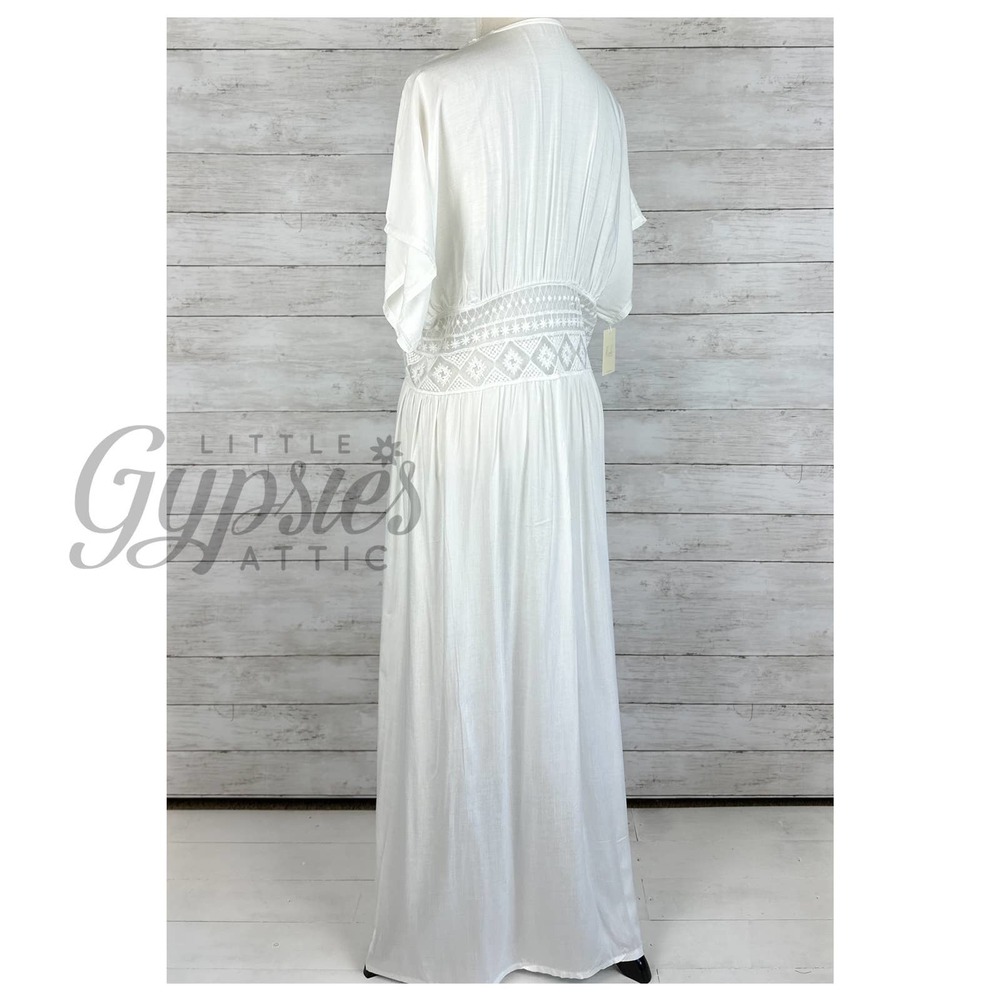 White Nights Beach Kimono Maxi Dress - Picture 6 of 12